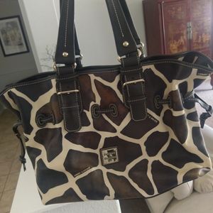 Dooney & Bourke large giraffe bag